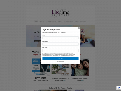 www.lifetimerecoverytx.org snapshot