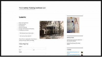 leadpaintschool.com snapshot