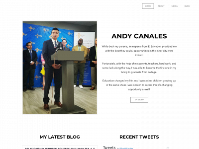 andycanales.com snapshot