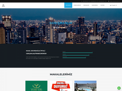 yurttasdanismanlik.com snapshot