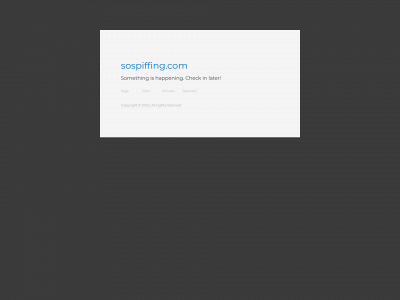 sospiffing.com snapshot