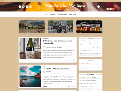 musictowineabout.com snapshot