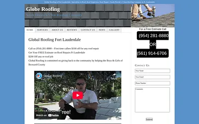 globeroofing.com snapshot