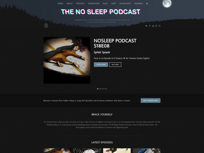thenosleeppodcast.com snapshot