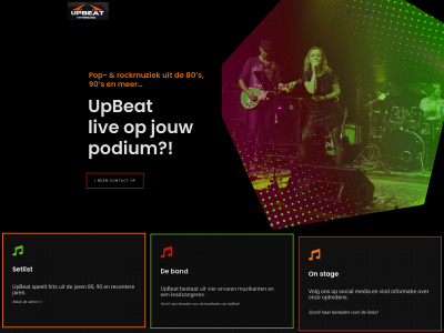 upbeat-band.nl snapshot