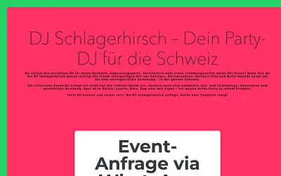schlagerhirsch.ch snapshot