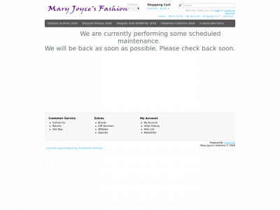 maryjoycefashiononline.com snapshot