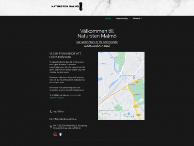 naturstenab.se snapshot