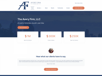 averyfirmlaw.com snapshot