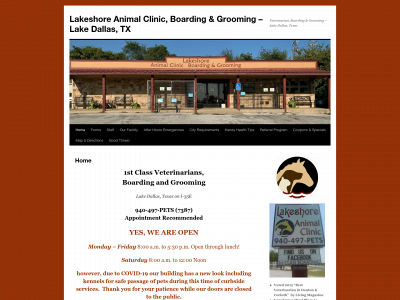 lakeshoreanimalclinic.com snapshot