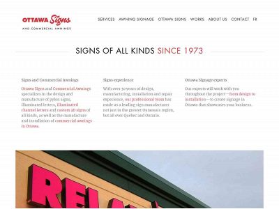 signageottawa.ca snapshot
