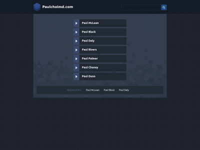 paulchoimd.com snapshot