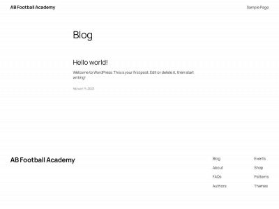 abfootballacademy.nl snapshot