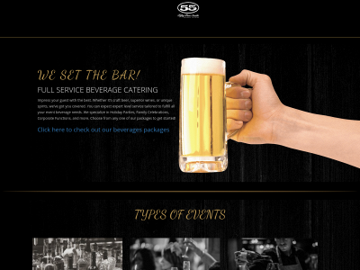 55southbeveragecatering.com snapshot