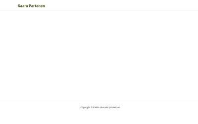saarapartanen.fi snapshot