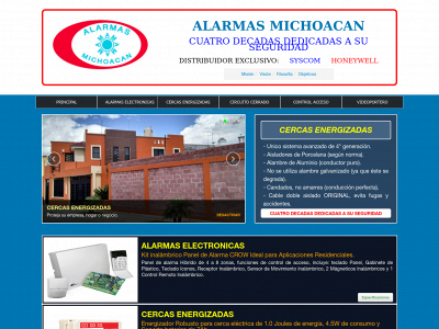 alarmasmichoacan.com snapshot