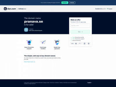 pranava.se snapshot