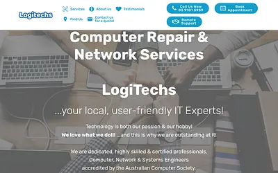logitechs.com.au snapshot