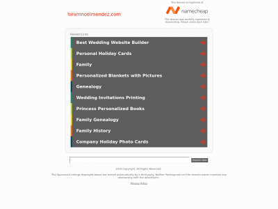 hiramnoelmendez.com snapshot