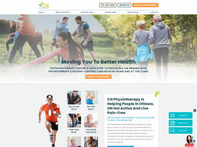 cnphysiotherapy.ca snapshot