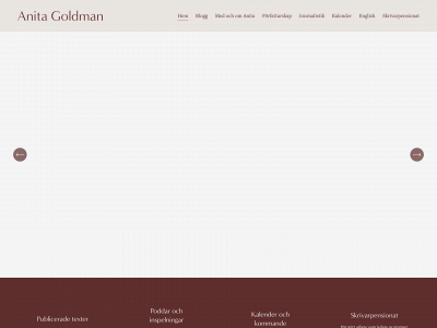 anitagoldman.com snapshot