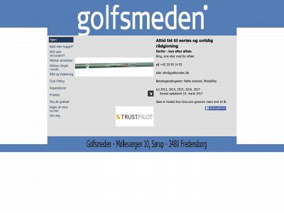 golfsmeden.dk snapshot
