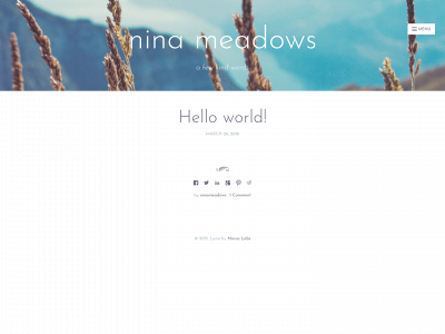 ninameadows.com snapshot