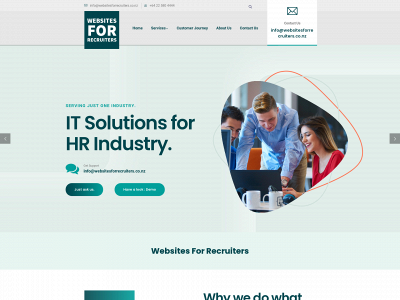 websitesforrecruiters.co.nz snapshot