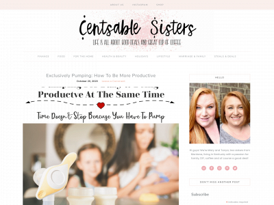 centsablesisters.com snapshot