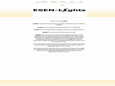 esenlights.nl snapshot