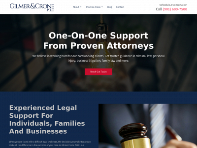 gilmercrone.com snapshot
