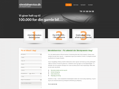 skrotbilservice.dk snapshot