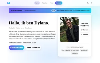 dylanovanbeek.nl snapshot