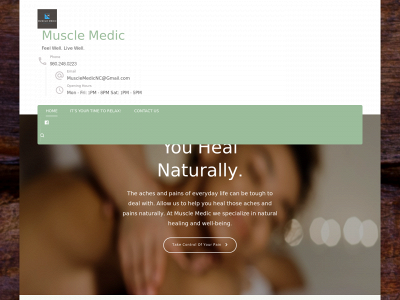 musclemedicnc.com snapshot