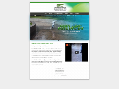 greentechcleaning.com snapshot