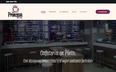 cafeteriaprincesa.es snapshot