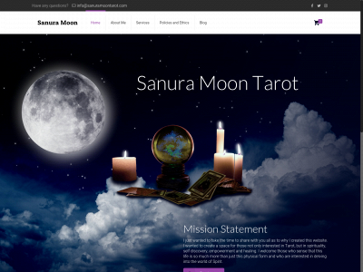 sanuramoontarot.com snapshot