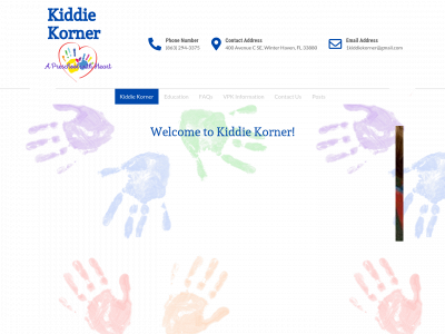 kiddiekornerfl.com snapshot