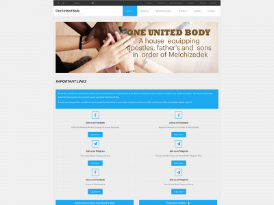 oneunitedbody.org snapshot