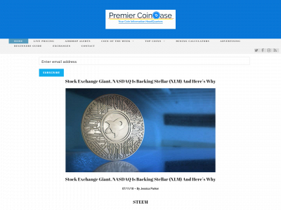 premiercoinbase.com snapshot