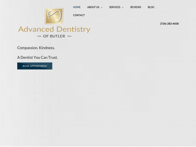 www.advanceddentistrybutler.com snapshot
