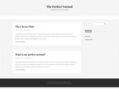 theperfectnormal.com snapshot