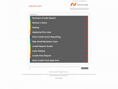 notumis.com snapshot