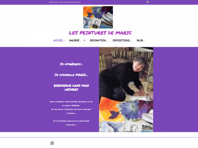 lespeinturesdemaric.fr snapshot