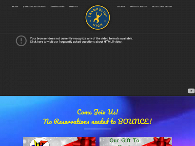 trampolinehigh.com snapshot