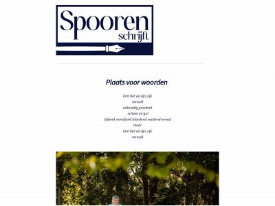 spoorenschrijft.nl snapshot