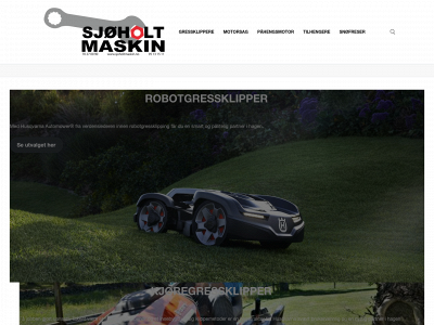sjoholtmaskin.no snapshot