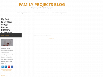 familyprojectsblog.com snapshot