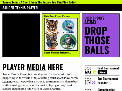 saucertennisplayer.com snapshot