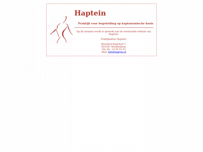 haptein.nl snapshot